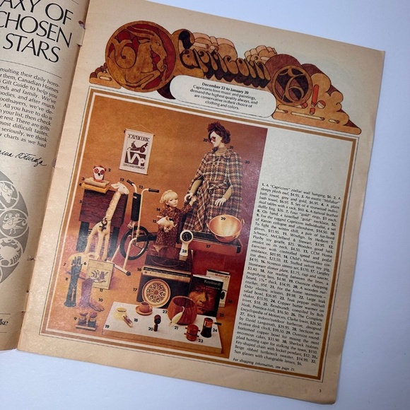 Other - Vintage 1969 Canadian Homes Magazine – Horoscope Holiday Gift Guide!